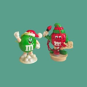 (EIGHT) 1993 Vintage M&M Ornaments